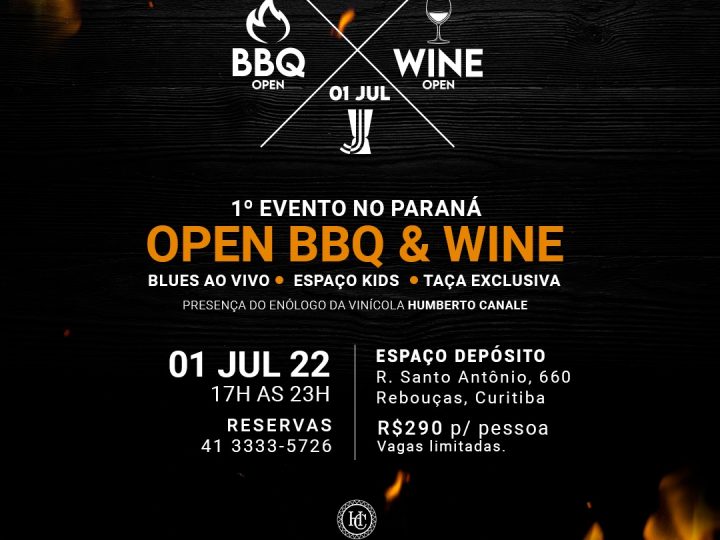 Restaurante Espaço Depósito promove a 1ª edição do Open BBQ & Wine